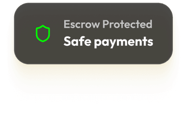 Escrow Protected - Safe payments